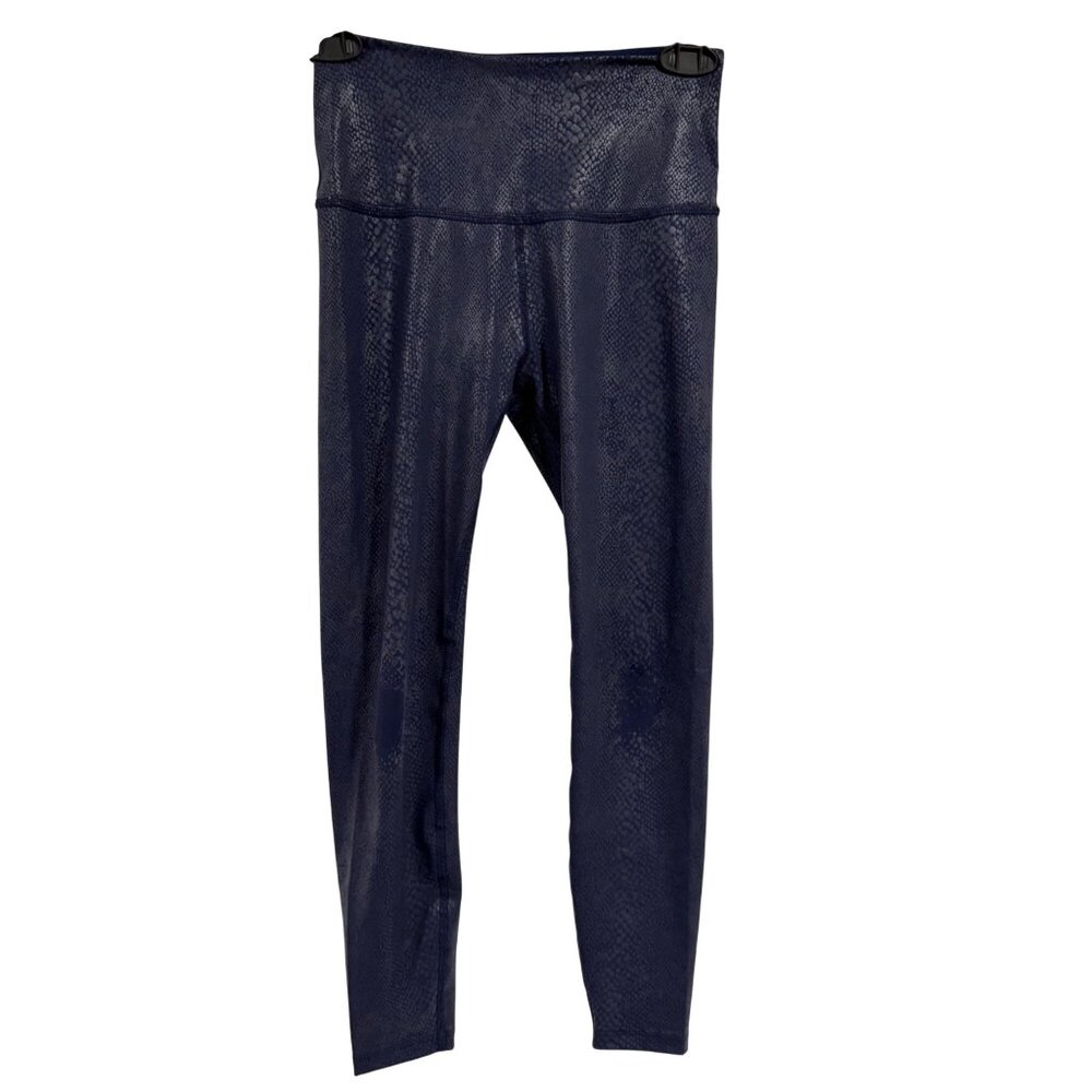 Beyond Yoga Navy Blue‎ Viper Shine Leggings Size S